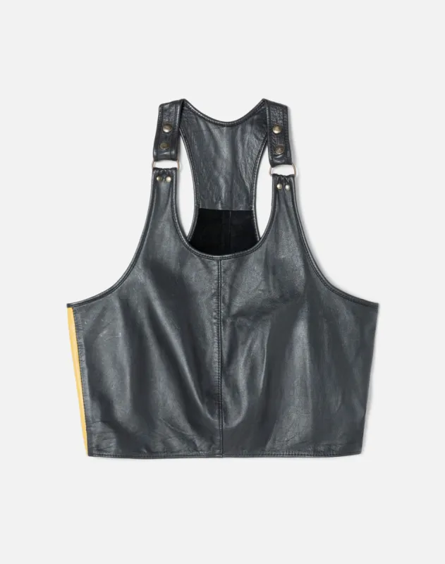 90s Leather Biker Top sold by Re/Done