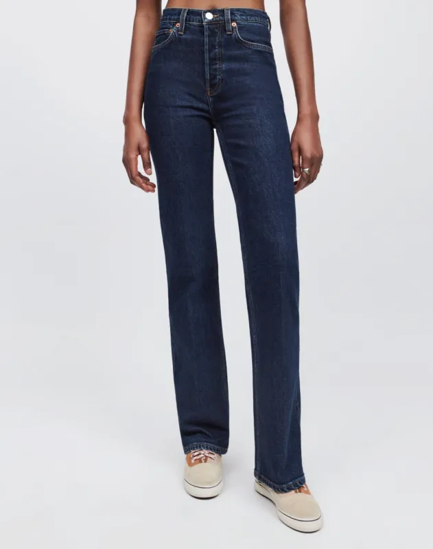 Comfort Stretch 70s Bootcut - Dark Rinse sold by Re/Done