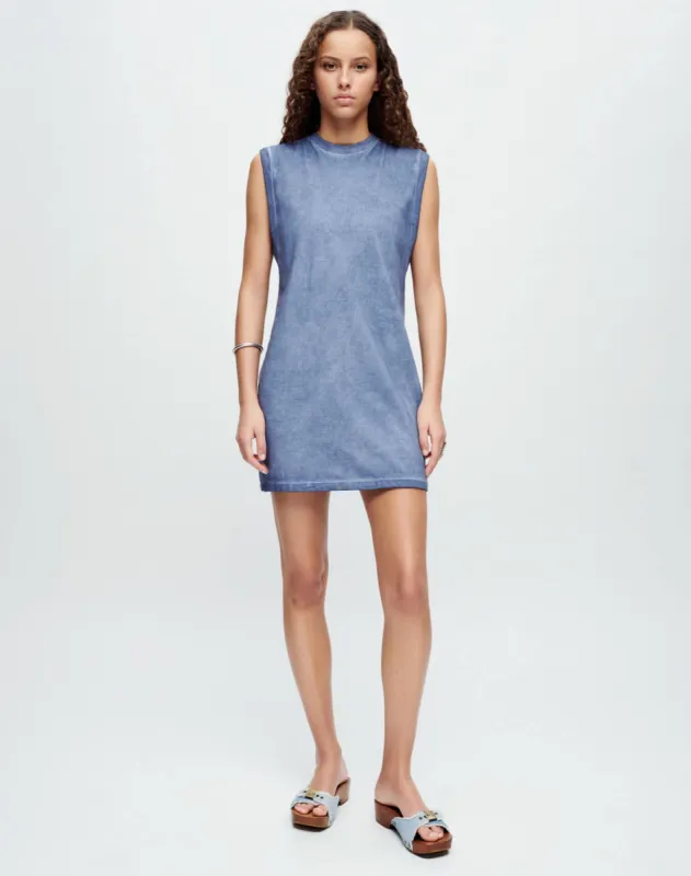 Hanes Muscle Tank Dress - Blue Haze made by Hanes