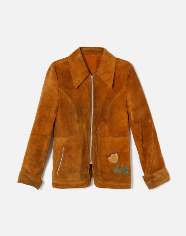 60s Suede Hippie Jacket sold by Re/Done