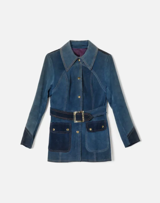 70s Belted Suede Jacket sold by Re/Done