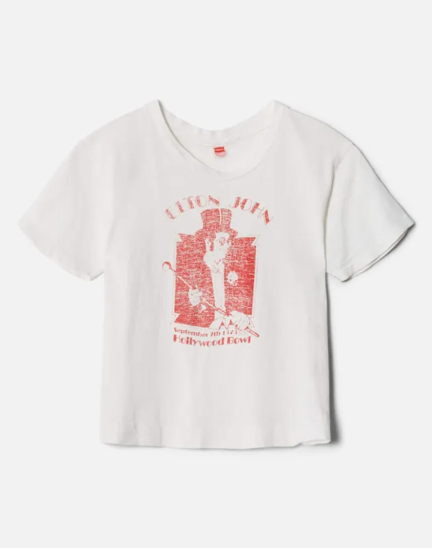 70s Elton John Hollywood Bowl Tee sold by Re/Done