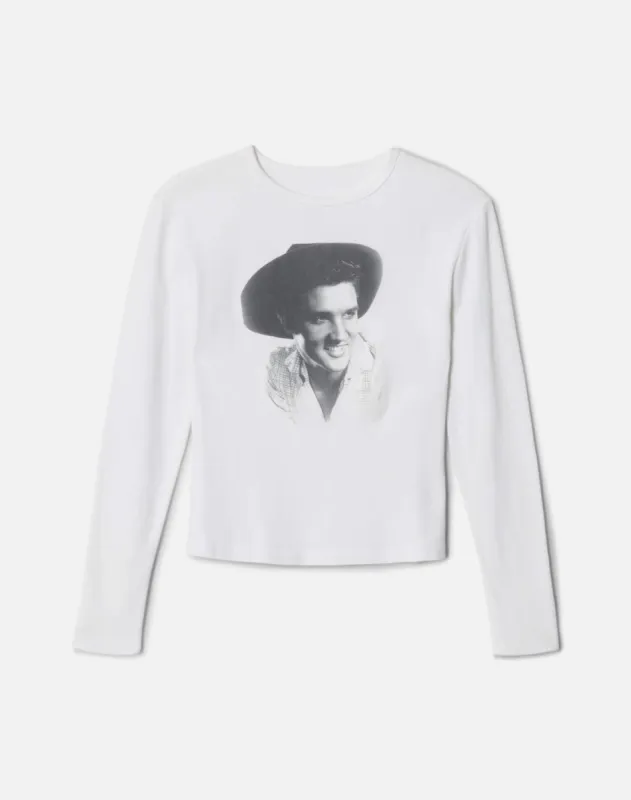 70s Elvis Long Sleeve Tee sold by Re/Done