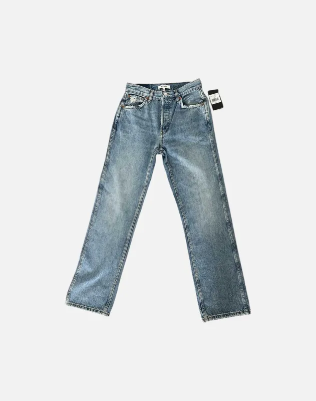 High Rise Loose - Worn Blue sold by Re/Done