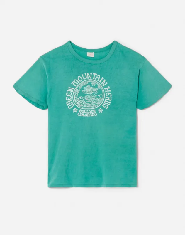 70s Green Mountain Herbs Tee sold by Re/Done