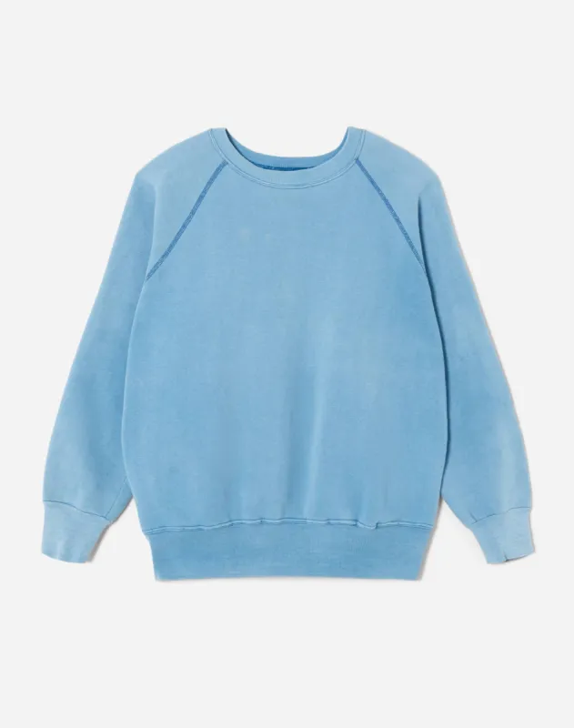 50s Blue Sweatshirt sold by Re/Done