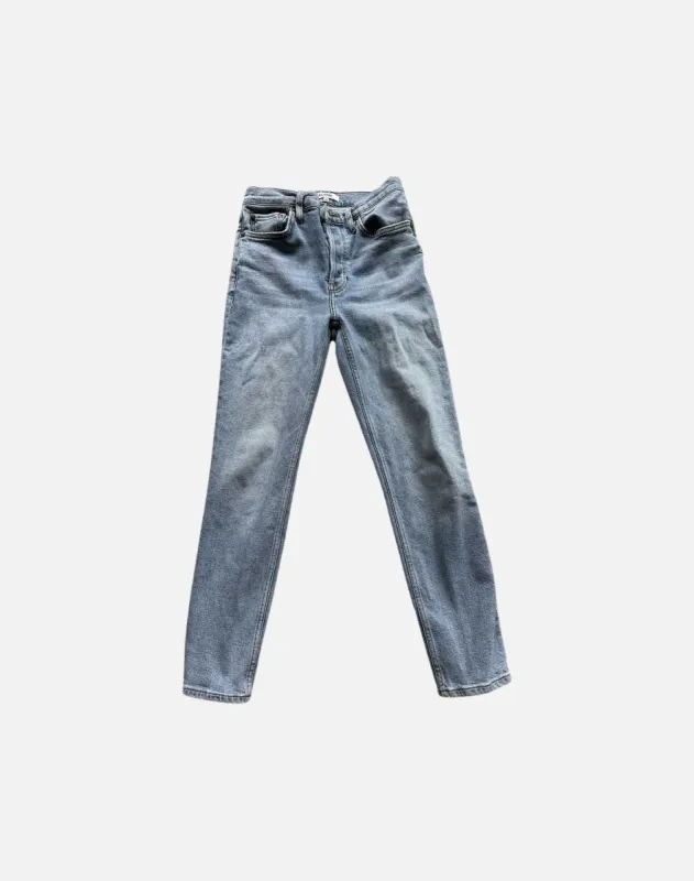 Comfort Stretch High Rise Ankle Crop - Mid 90s sold by Re/Done