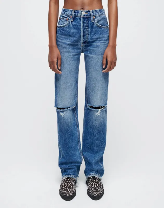 90s High Rise Loose - Destroyed Mar made by Re/Done