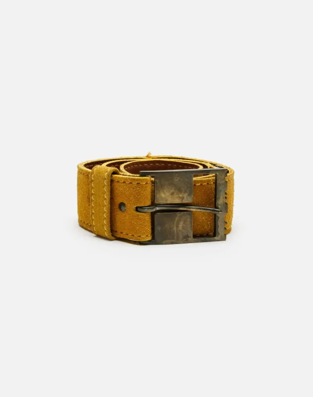 60s Suede Yellow Belt sold by Re/Done