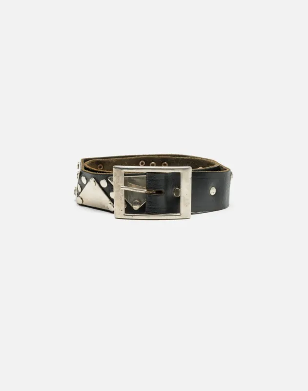 70s Metal and Leather Belt sold by Re/Done