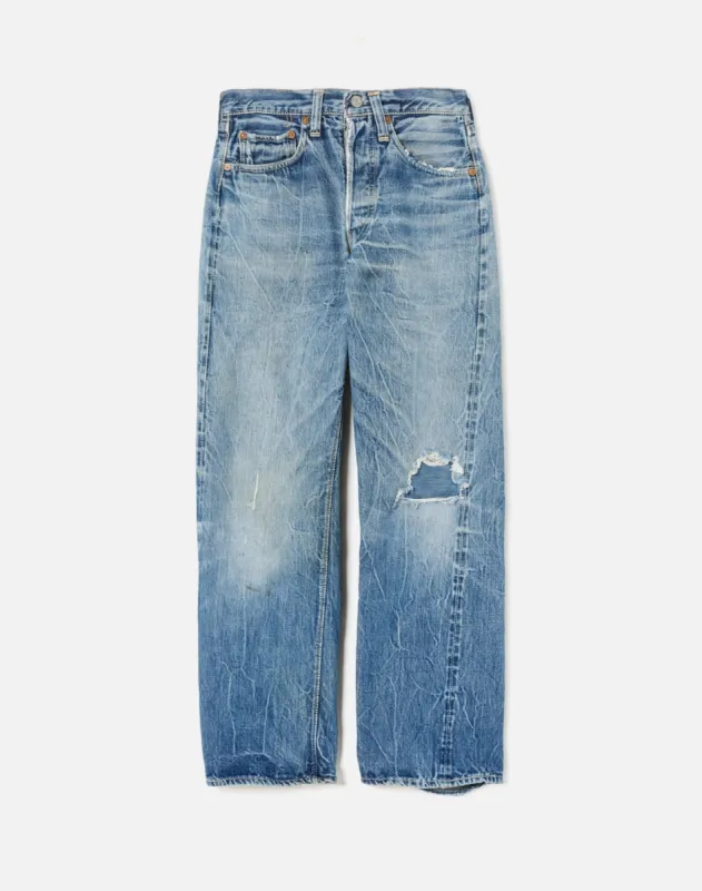 60s Levi's Single Stitch Big E Selvedge XX 501 Jeans -#38 sold by Re/Done