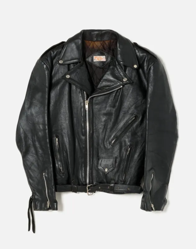 80s Mexico Leather Moto Jacket sold by Re/Done