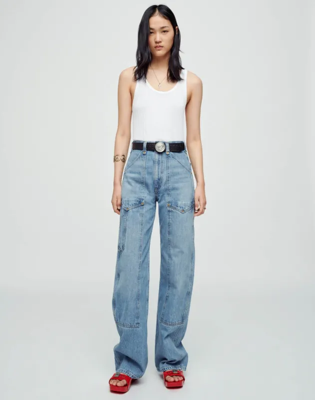 Hanes 60s Hemp Tank - Optic White sold by Re/Done