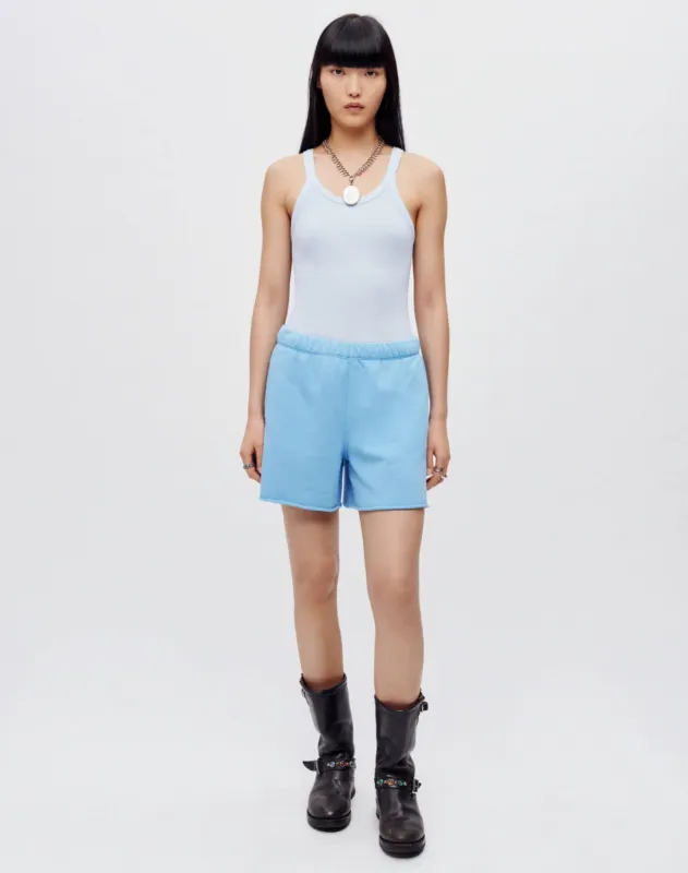 Ribbed Tank - Baby Blue sold by Re/Done