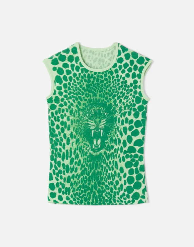 70s Leopard Top - #34 made by Re/Done