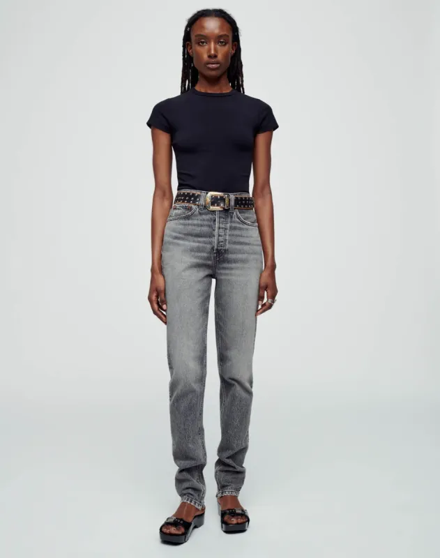 Baby Tee Bodysuit - Black made by Re/Done