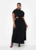 Desires Cut Out Maxi A Line Dress - Black sold by Rebdolls