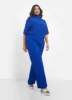 Monique Textured Wide Leg Pants sold by Rebdolls