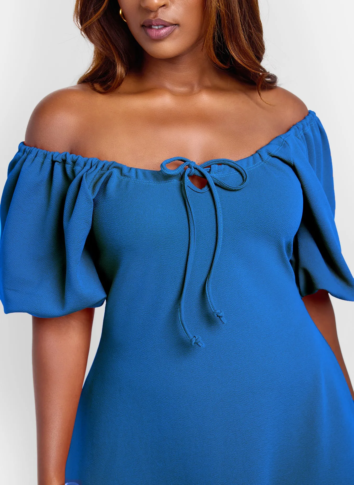 Have It All Peasant Top A-Line Midi Dress sold by Rebdolls product image thumbnail 3