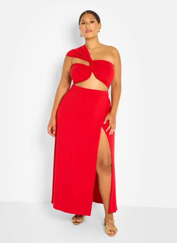 Krishna Wrap Maxi Skirt sold by Rebdolls