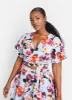 Misty Floral Wrap Crop Top sold by Rebdolls