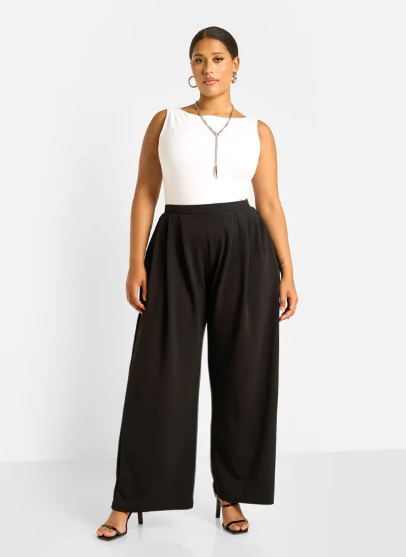 Rydell Wide Leg Pants - Black sold by Rebdolls