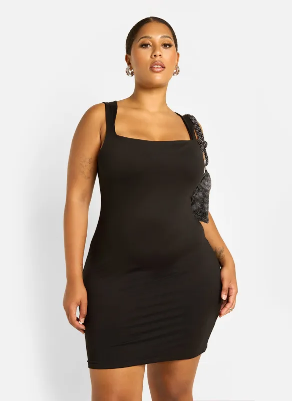 Sophie Cotton Bodycon Mini Dress sold by Rebdolls