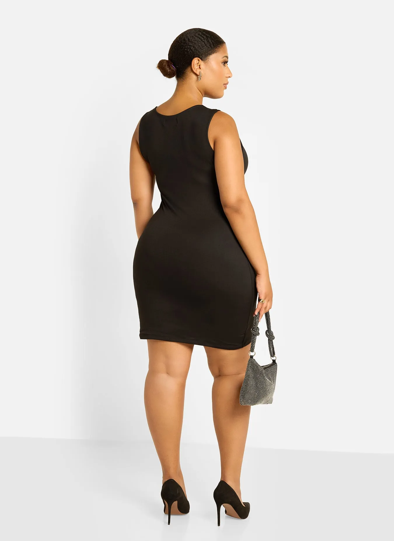 Sophie Cotton Bodycon Mini Dress sold by Rebdolls product image thumbnail 5