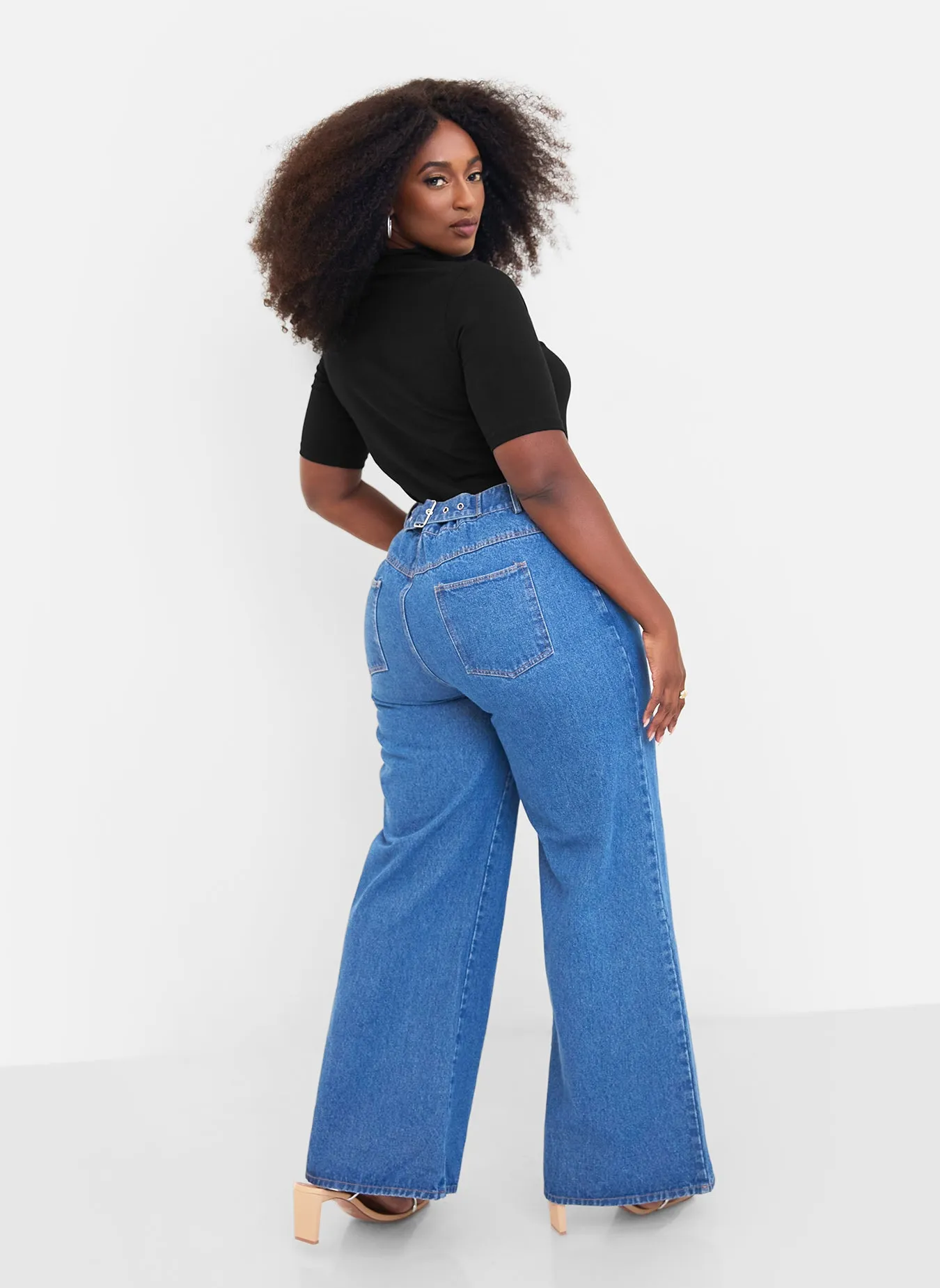 Indya Denim Wide Leg Jeans sold by Rebdolls product image thumbnail 5
