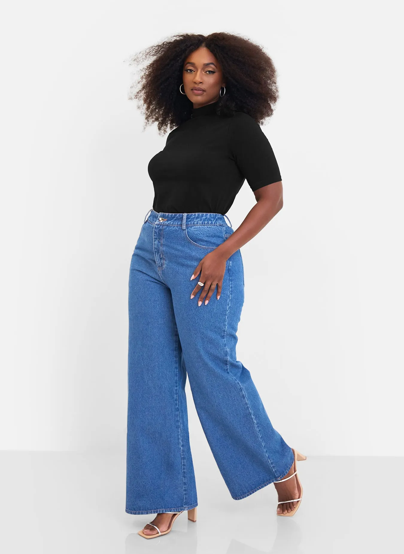 Indya Denim Wide Leg Jeans sold by Rebdolls product image thumbnail 2