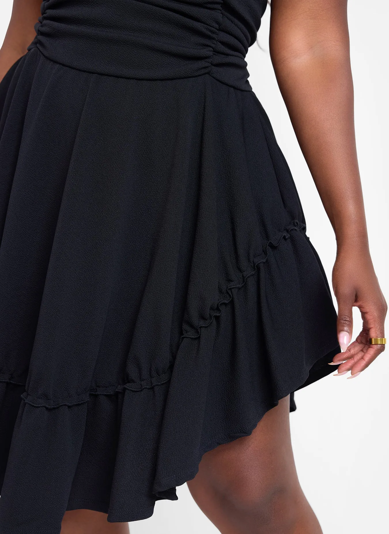 Have It All High Low Skater Mini Dress sold by Rebdolls product image thumbnail 5