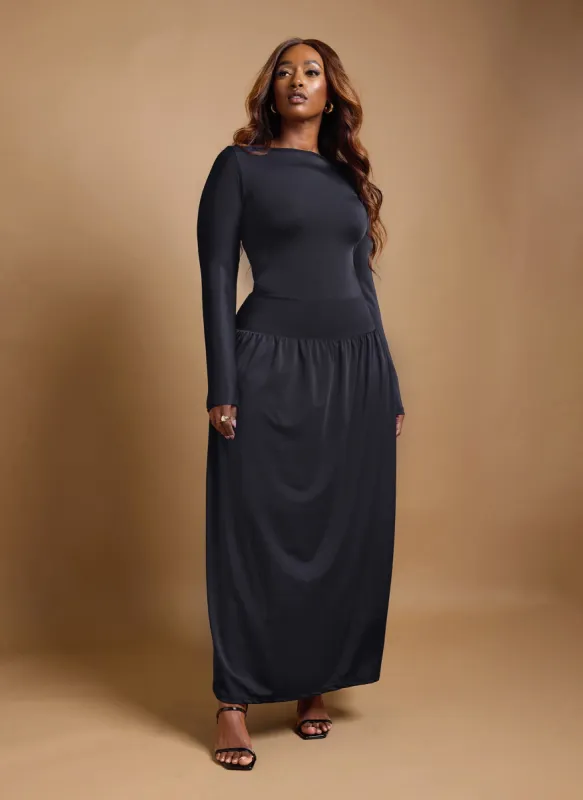 *Pre-Sale* Zoe Drop Waist A Line Maxi Dress sold by Rebdolls