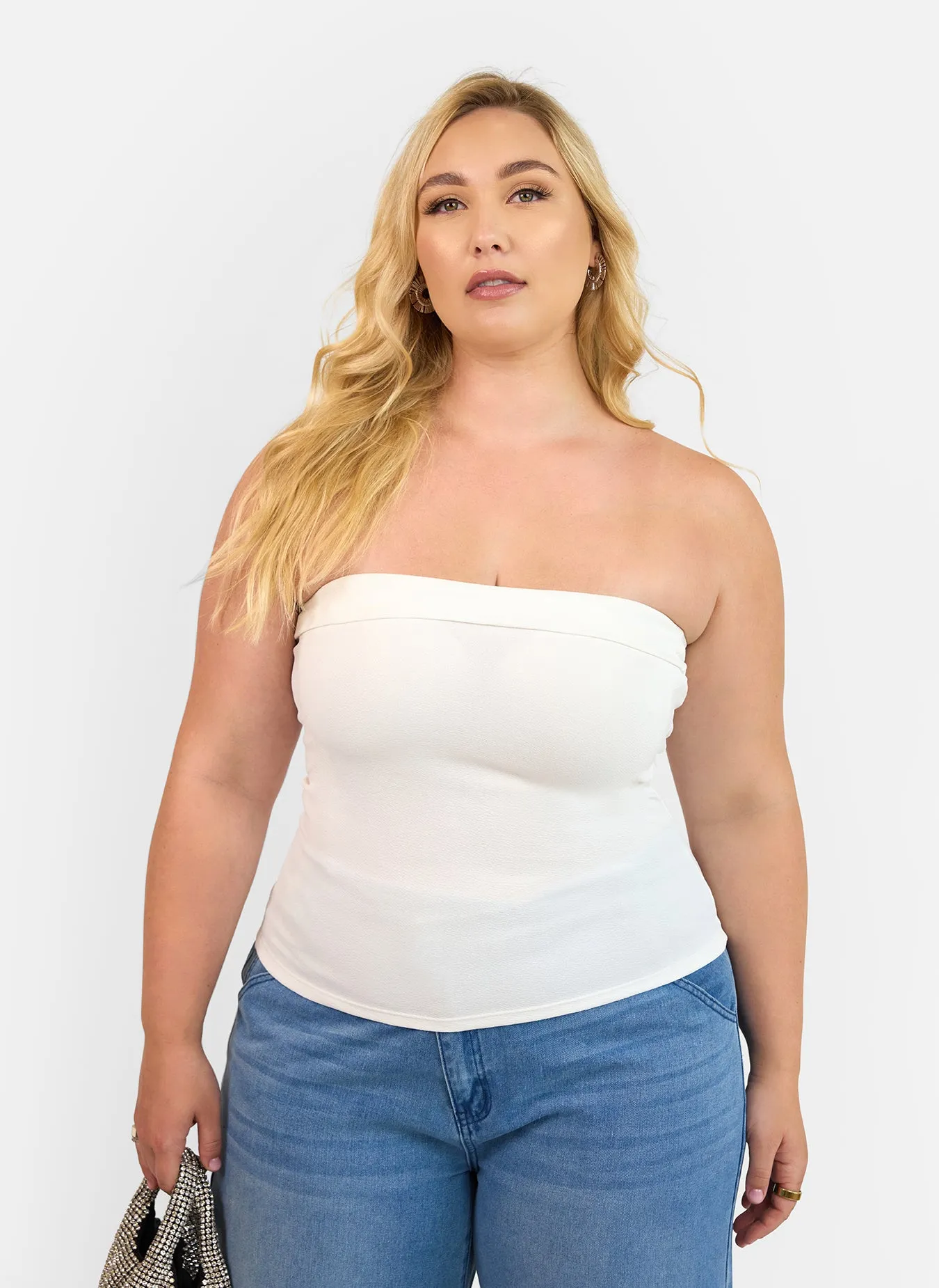 Albus Strapless Top sold by Rebdolls