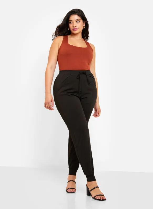 Essential Crepe Joggers W. Pockets sold by Rebdolls