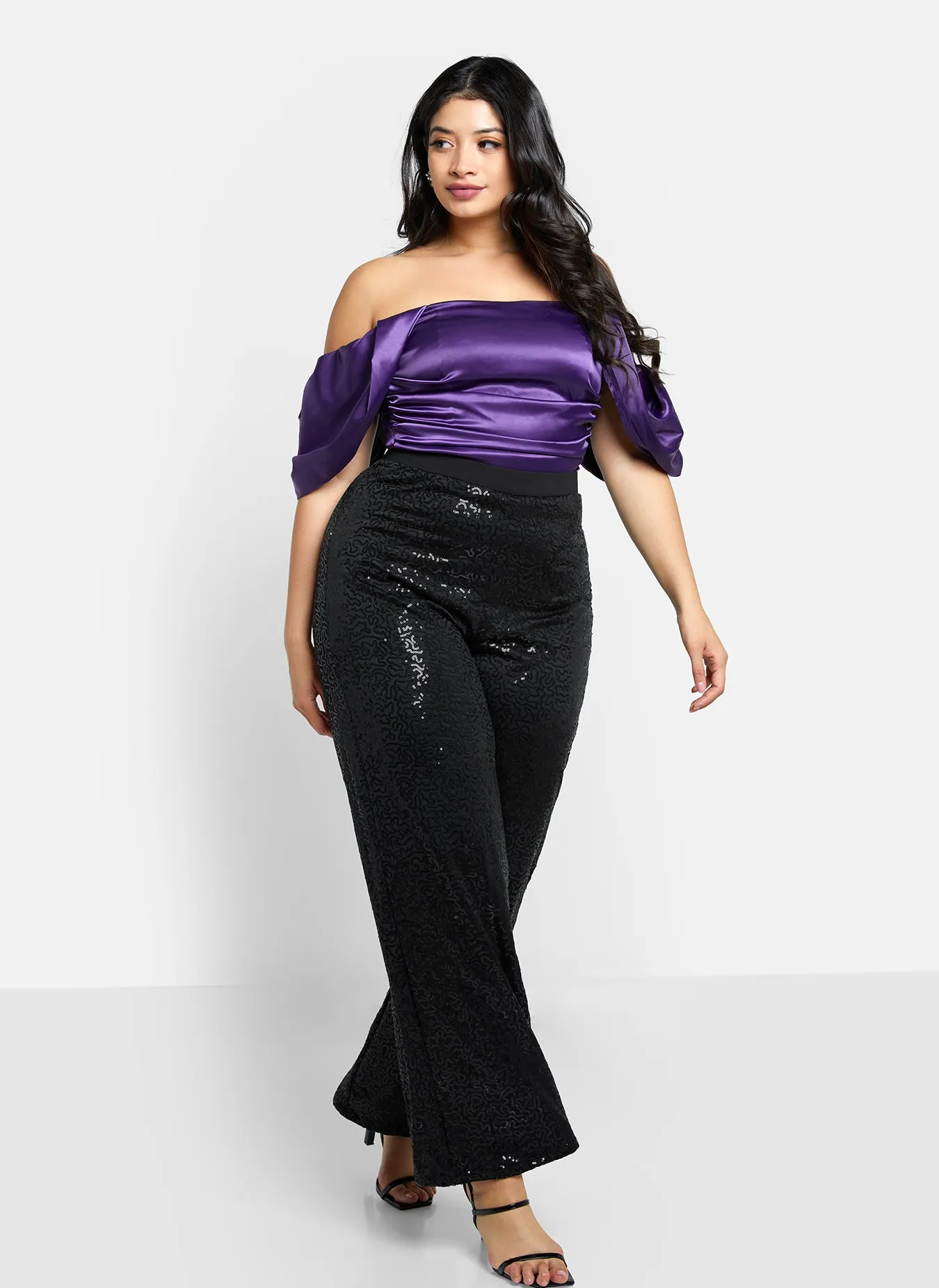 Nyx Sequin Wide Leg Pants sold by Rebdolls product image thumbnail 2