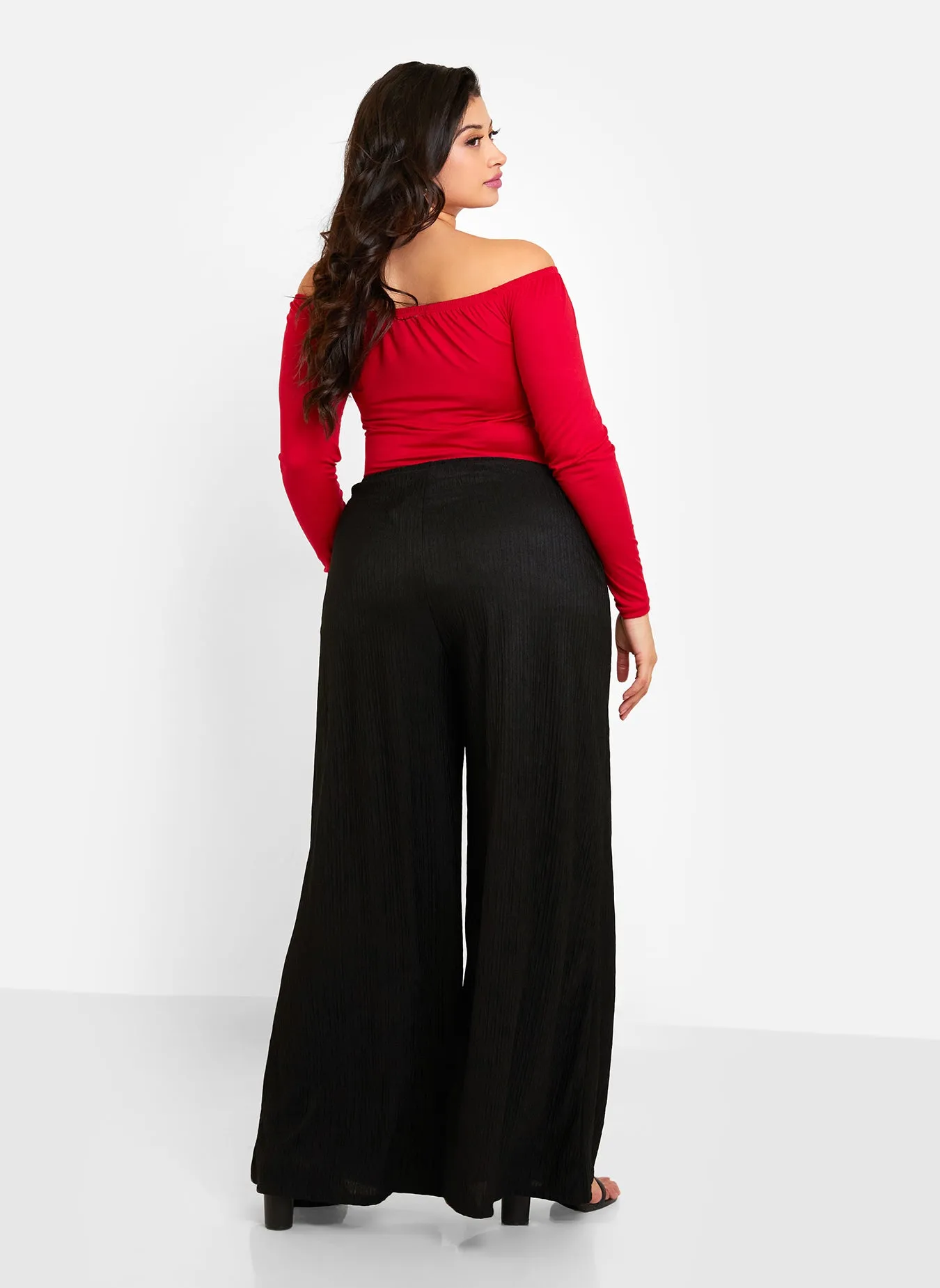 Essential Textured Palazzo Pants sold by Rebdolls product image thumbnail 5