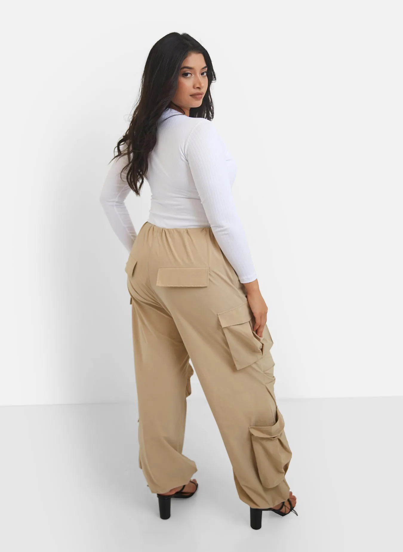 Need It Ribbed Long Sleeve Bodysuit - White sold by Rebdolls product image thumbnail 5