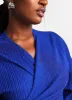 Kennedy Textured Flare Sleeve Wrap Top sold by Rebdolls