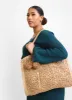Large Straw Traveler Tote sold by Rebdolls