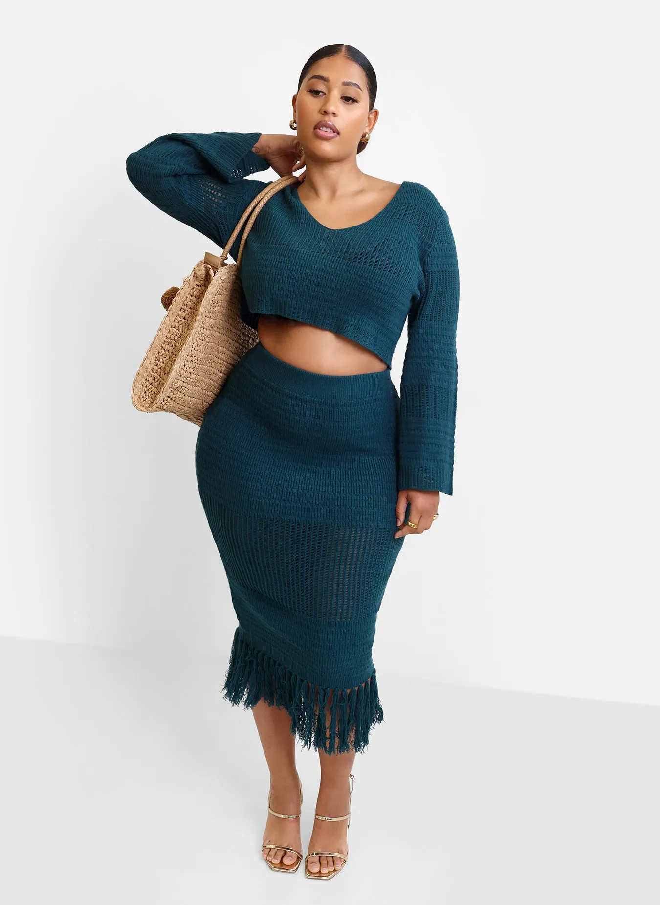 Large Straw Traveler Tote sold by Rebdolls product image thumbnail 4