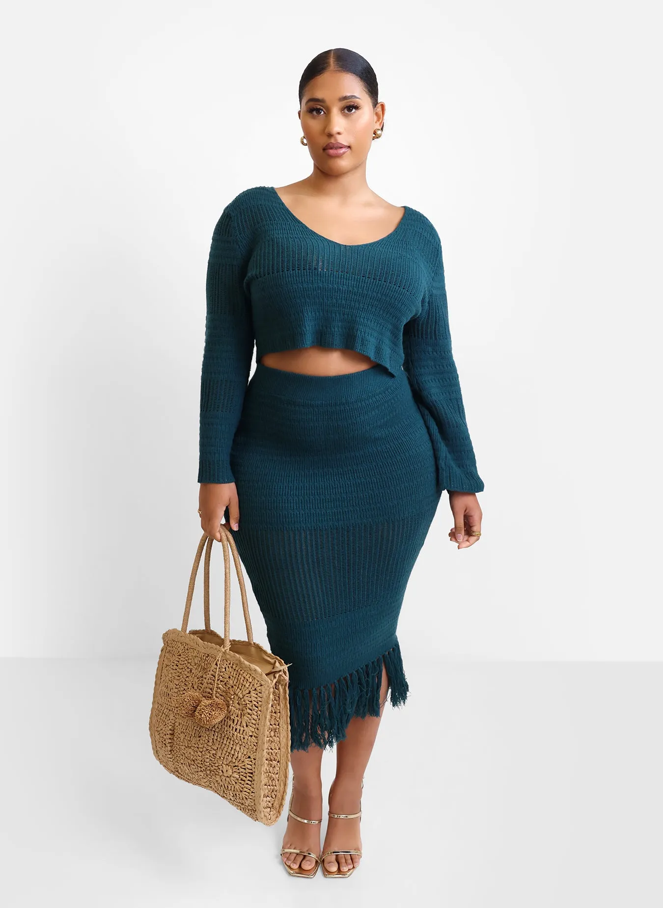 Large Straw Traveler Tote sold by Rebdolls product image thumbnail 3