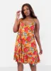 Island Dream Tropical Print Shift Mini Dress sold by Rebdolls