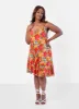 Island Dream Tropical Print Shift Mini Dress sold by Rebdolls