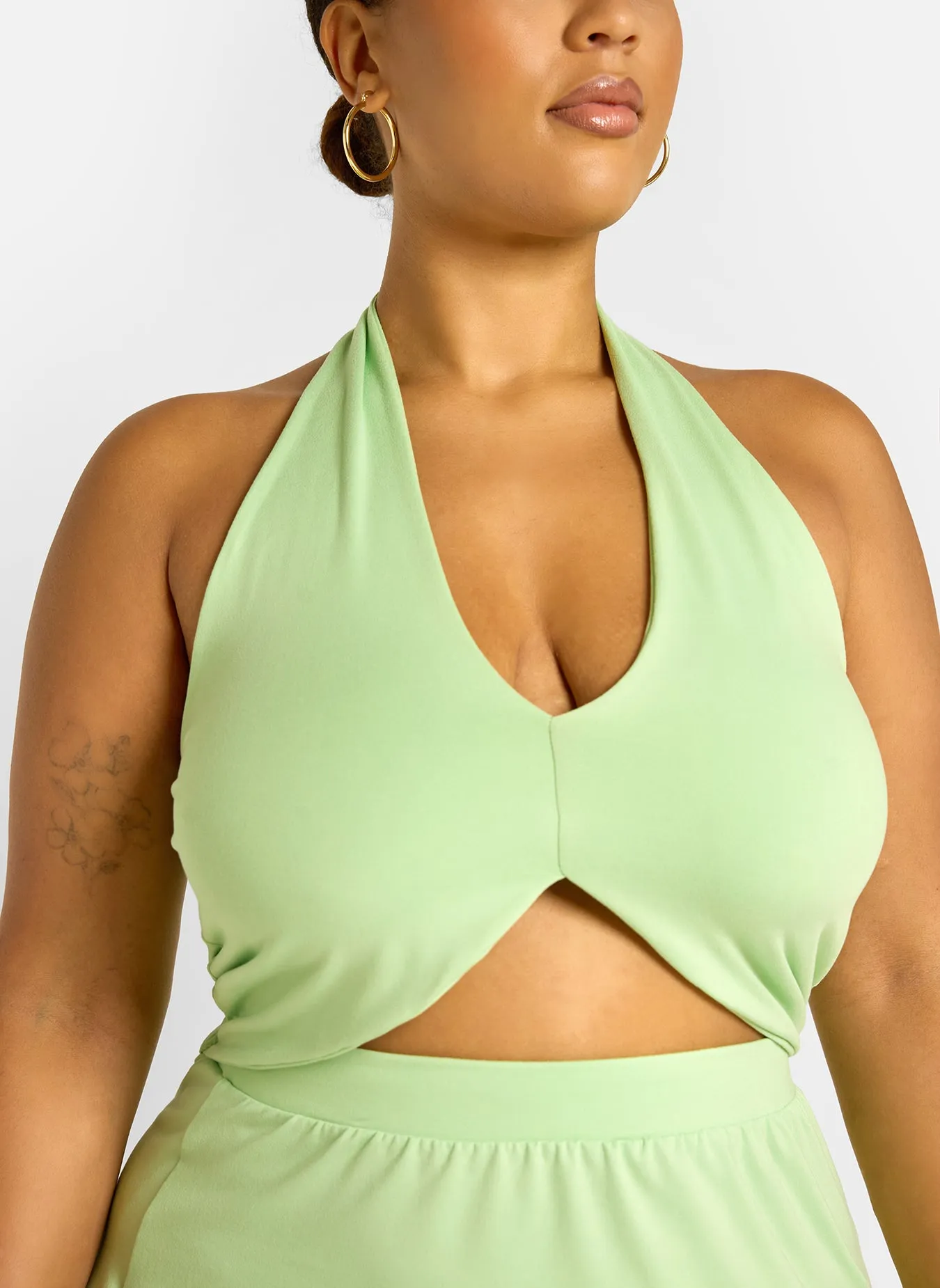 Jae Halter Crop Top - Mint Green sold by Rebdolls product image thumbnail 3