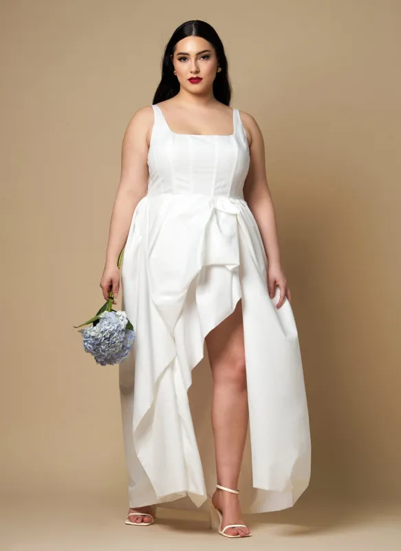 Magnolia Corset Hi Lo Maxi A Line Dress sold by Rebdolls