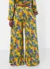 Destiny Tropical Print Wide Leg Pants w. Pockets sold by Rebdolls