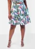 Capri Tropical Print Mini Skater Skirt sold by Rebdolls