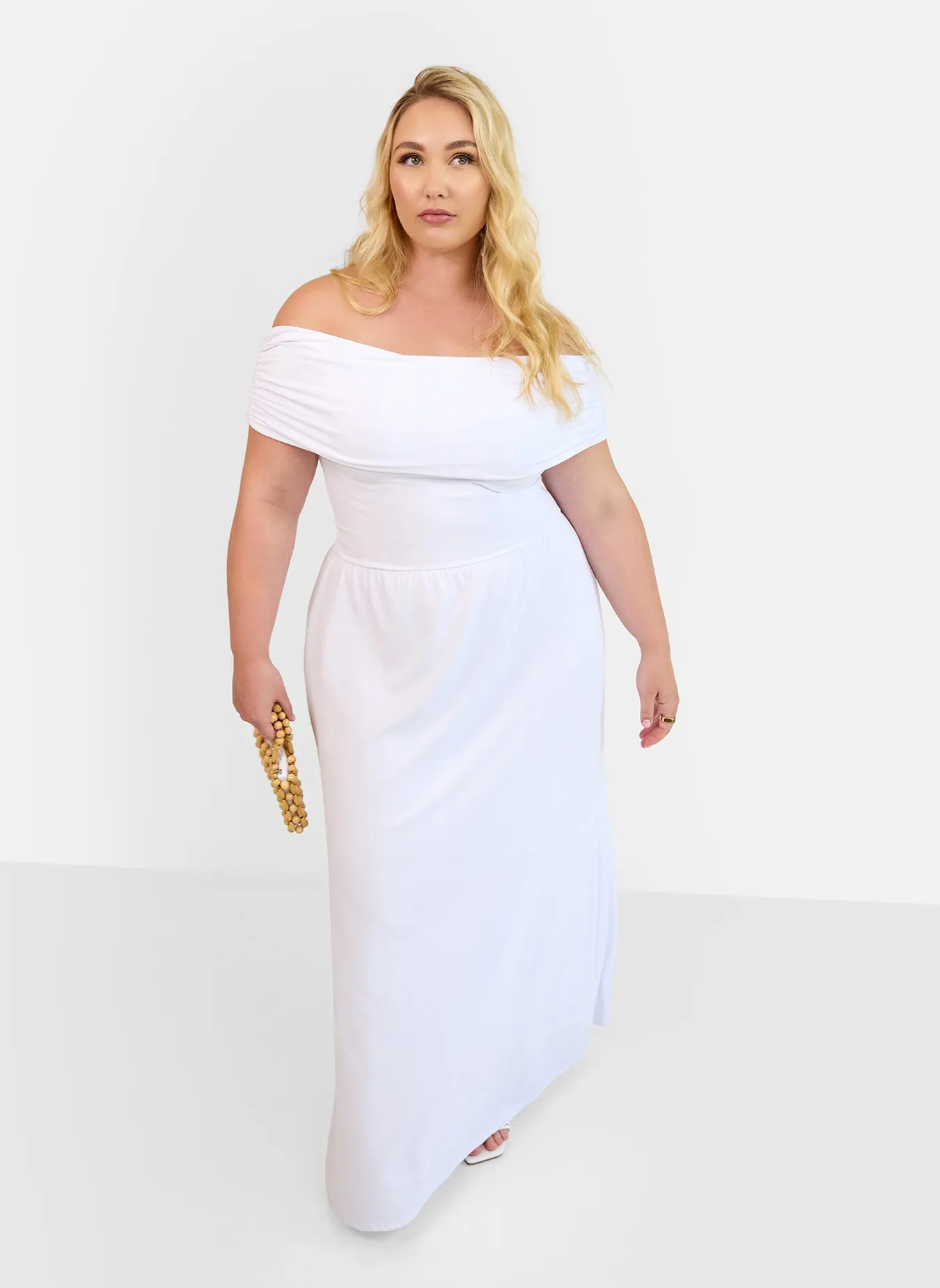 Immaculate Drop Waist Maxi A Line Dress sold by Rebdolls product image thumbnail 3