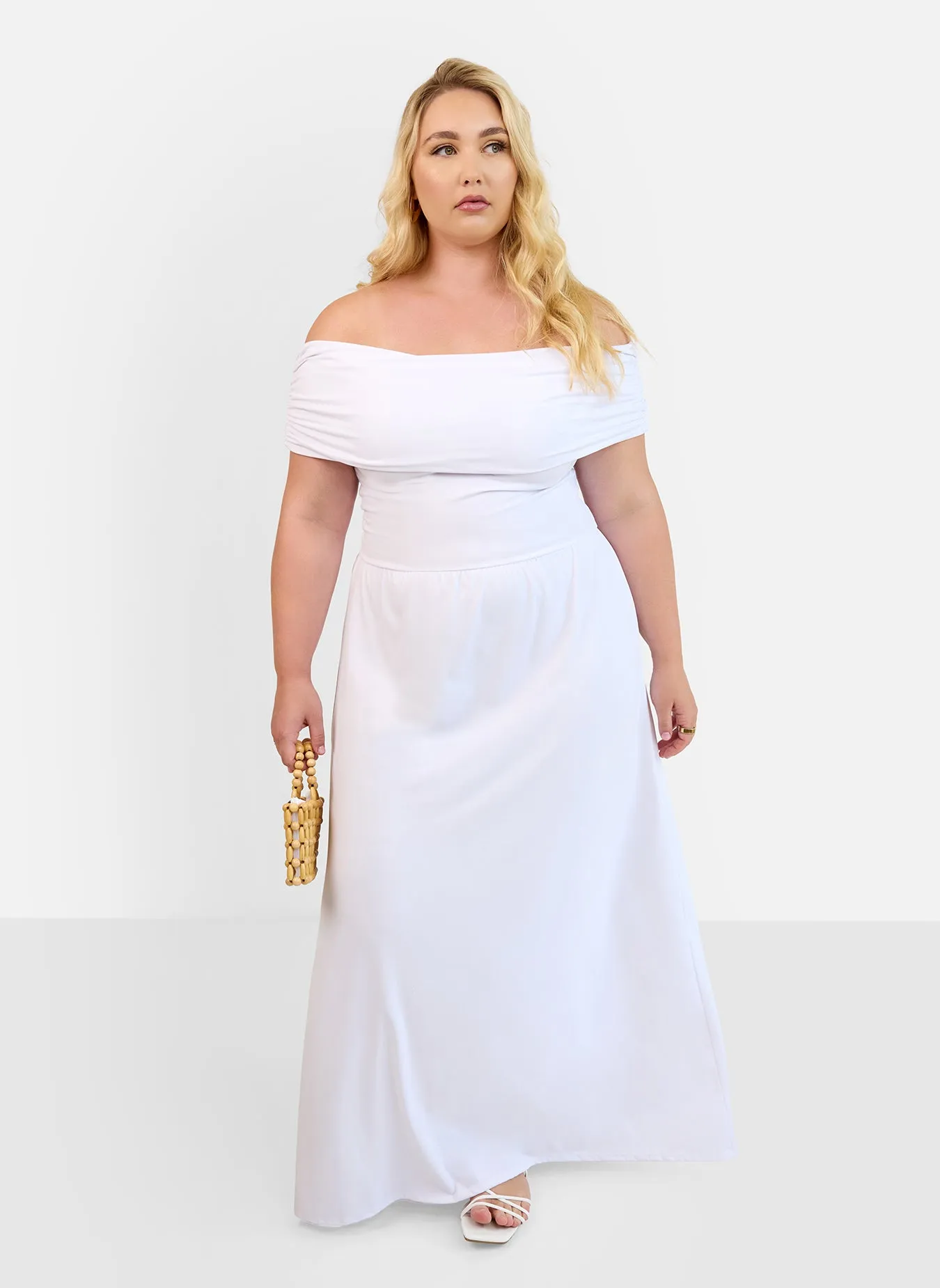 Immaculate Drop Waist Maxi A Line Dress sold by Rebdolls product image thumbnail 2