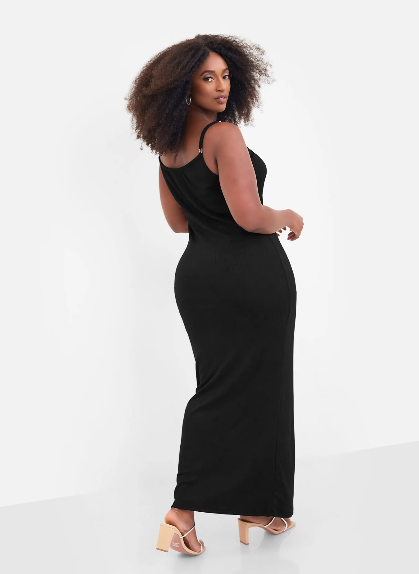 Essential Strappy Maxi Slip Dress sold by Rebdolls product image thumbnail 4